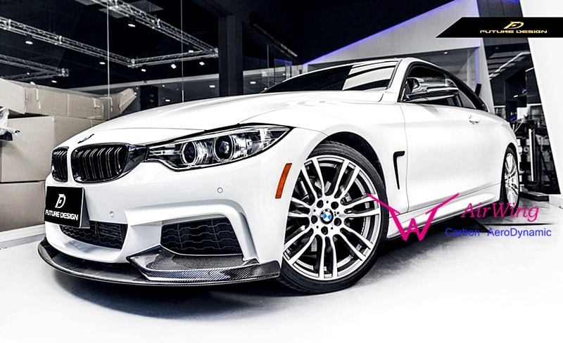 F32 F33 F36 - Performance style Carbon Front Lip Spoiler 04